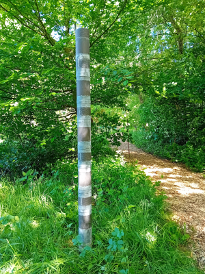 Glenn Priester - Zee-luchtlandschap 4 (Metal: Zinc, Patina)